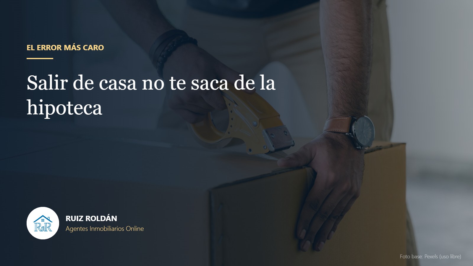Preparando cajas para una mudanza