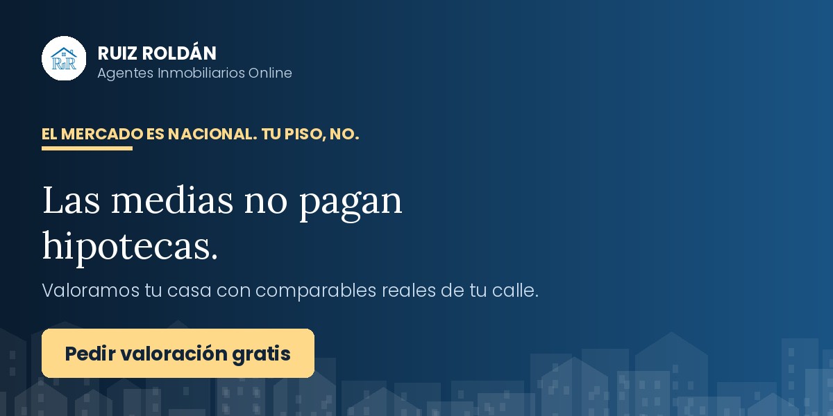 Valoración gratuita de tu vivienda con comparables reales de tu calle