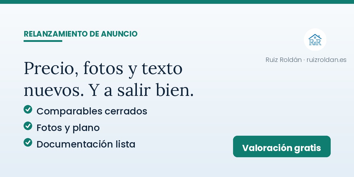 Relanzamos tu anuncio con precio, fotos y texto nuevos